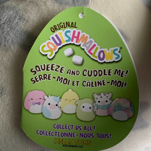 Squishmallow Rosie the Spotted Pig Bandana 8" Plush Easter Farm Stuffed Animal - Picture 6 of 8